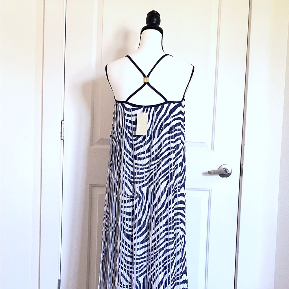 🚨SOLD🚨NWT Michael Michael Kors Zebra Maxi Dress - Picture 3 of 9